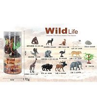 Набір тварин A 968-2 12 штук, аксесуари, в тубі