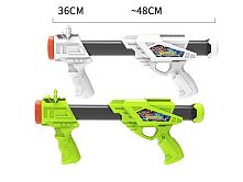 Зброя 66924 2 кольори, помповий механізм, 10 м’яких куль на присосках, 10 м’яких м’ячиків-зарядів, змінне дуло, в пакеті