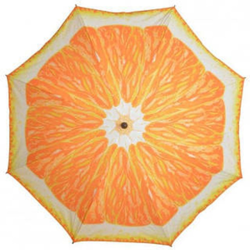 Парасолька (зонт) пляжна Stenson MH--3371-5 «Апельсин» (Ø1.8 м, ↑212 см, 8 спиць, з нахилом) фото 4