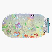 Килимок для ванни C 75988 розмір 66х34.5 см, антиковзка гумова поверхня, присоски