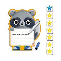 Дошка на магніті "Єнот" з маркером VT3601-20 "Vladi Toys"