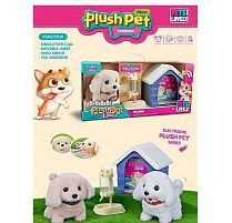 Улюбленець MC 1037 "Собачка", на батарейках, ходить, видає звук, поїлка, будиночок, в коробці