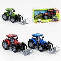 Трактор 550-48 J 3 види, світло, звук, інерція, в коробці, ВИДАЄТЬСЯ ТІЛЬКИ МІКС ВИДІВ