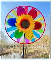 Вітрячок C 76095 ЦІНА ЗА 1 ШТУКУ, "Квітка", висота 70 см, в пакеті