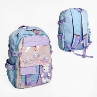 Рюкзак C 65503 2 відділення, регульовані лямки, світловідбивні елементи