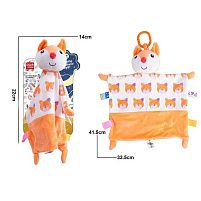 Брязкальце-комфортер 688 M133 текстильне, кільце для підвішування, в пакеті