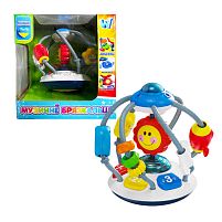 Музичне брязкальце 39924 "WToys", ОЗВУЧУВАННЯ УКРАЇНСЬКОЮ МОВОЮ, казки, пісні, загадки, цифри, підсвічування, рухливі елементи, намистини, в коро
