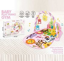 Килимок 518 B07 піаніно, мелодії, підсвічування, 5 підвісок, 4 брязкальця, в коробці