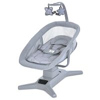 Крісло-шезлонг для немовлят з електро-заколисуванням Mastela 8303 (механізм гойдання: вперед-назад+вгору+вниз, музика, управляння зі смартфону,таймер)