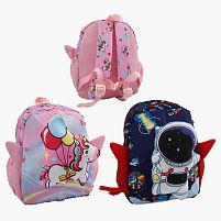 Дитячий рюкзак C 72885 висота: 30 см, одне відділення на блискавці, регульована довжина лямок, нагрудний ремінь, батьківський ремінець, в пакеті