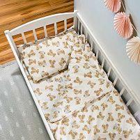 Постільний комплект "Ведмедик" 91374 тканина РАНФОРС, розмір 110*90 см "Bimbo"