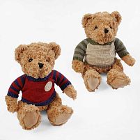 М`яка іграшка M 18500 2 види, “Ведмедик”, висота: 27 см, светр знімається