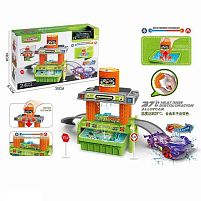 Автомийка 660 S 103 машинка змінює колір, трек, контейнер та бак для води, аксесуари, наліпки, в коробці