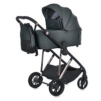 Коляска дитяча прогулянкова El Camino ME 1190 COIL Asphalt Gray (універсальна, 2в1)