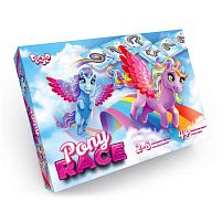 Настільна розважальна гра "Pony Race" G-PR-01-01 "Danko Toys", ОПИС УКР/РОС. МОВАМИ