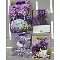 Пакет новорічний паперовий S "Lavender" 18*23*10см Stenson WW02813-S