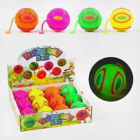 М`яч пригун C 60497 "Абстракція", світло, ЦІНА ЗА 12 ШТУК В БЛОЦІ