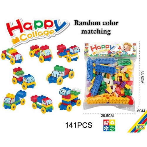 Конструктор 7025 141 елемент, в пакеті