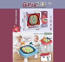 Стукалка 8616 2 кольори, механічна, 2 молоточки, в коробці