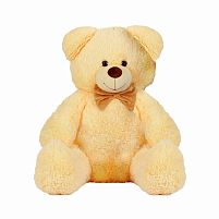 М`яка іграшка "Ведмедик" колір персиковий В65133 висота 1,3 м в пакеті