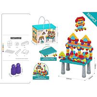 Столик з конструктором C 2723 C-13 560 деталей, розмір столика: 24х16х13.5 см, в коробці