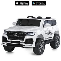 Електромобіль дитячий Bambi Racer M 6138EBLR-1 «Toyota Land Cruiser» (колеса: Ø10.2"/EVA, акк: 12V/7Ah, мотор: 2*12V/35W, до 7 км/г, до 35 кг)