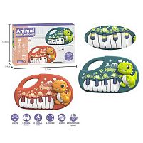 Піаніно MTK 036 A-1 2 кольори, на батарейках, звуки тварин, підсвічування, режими, звук, в коробці