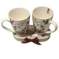 Чайний набір "Royal Rose" 2пр/наб 340мл (2чашки) Stenson R40739