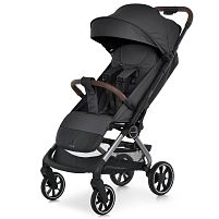 Коляска дитяча прогулянкова El Camino Roove ME 1230 Black (колеса 6,3"/7,5"/PU, ремінь, бампер, футкавер, навіс, кошик)
