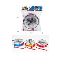 Барабан B 3283-5 3 види, ремінець, палички, в пакеті, ВИДАЄТЬСЯ МІКС ВИДІВ