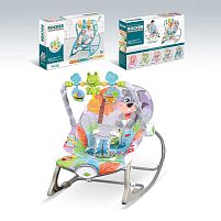 Шезлонг 68189-1 мелодії, 3 підвіски, заспокійлива вібрація, в коробці