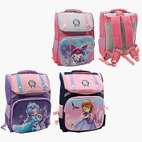 Рюкзак C 72893 розмір: 26х15х38 см, пенал, 2 відділення, 2 кишені, на блискавці, регульовані лямки, нагрудний ремінь, пластикові вставки, в паке