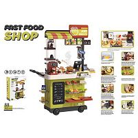 Магазин 889-281 висота: 102 см, 88 елементів, звуки, підсвічування, парогенератор, автоматична подача води, посуд, муляжі їжі, в коробці