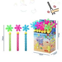 Мильні бульбашки A 28-1 ЦІНА ЗА 12 ШТУК В БЛОЦІ, висота: 26 см, вітрячок, в коробці