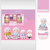 Флоксові тварини 6699 A 2 “Овечки”, 4 штуки, рухомі кінцівки, в коробці, ВИДАЄТЬСЯ ТІЛЬКИ МІКС ВИДІВ