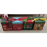 Коробка новорічна картонна "New Year" 10см Stenson WW02722