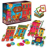 Гра настільна розважальна "Готель Гавкіт" VT8055-43 "Vladi Toys", 4 готелі, 24 жетони собак, 100 карток, правила гри, в коробці