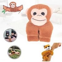 М’яка іграшка-браслет 034-7 чіпляється лапками на руку