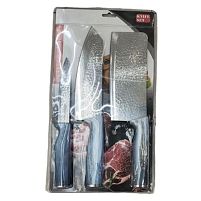 Ножі кухонні "Space gold" 3пр/наб 20.5*36.5см Stenson R97591