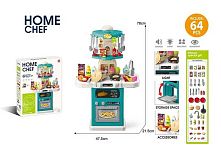 Кухня 922-210 розмір: 47.5х21.5х78 см, підсвічування, звук готування, муляжі продуктів, посуд, в коробці