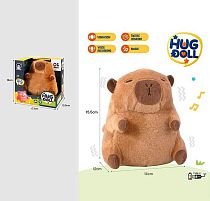 М’яка інтерактивна іграшка 988-70 3 режими роботи, мелодії, повторюшка, вібрує, вбудований акумулятор, Type-C, в коробці