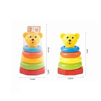 Пірамідка 617-39 “Ведмедик”, висота 19 см, в сітці