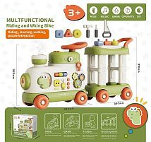 Ходунки-каталка T 921 A+ піаніно з режимами гучності, звук, підсвітка, сортер, рухомі елементи, парогенерація, інструменти, в коробці