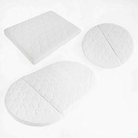 Матрац кокос-поролон-кокос для круглого ліжечка трансформер