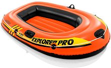 Човен надувний Intex 58355 «Explorer Pro 100» (94*160 см, гребний, дитячий, одномісний, трикамерний, надувне дно, до 80 кг.)