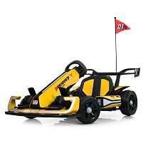 Електрокарт дитячий Bambi Racer M 6148EBL-6(24V) (баггі, колеса: передні 9"/задні 10"/EVA, акк. 24V/14Ah, мотор: 2*150W/24V, до 18 км/г, до 50 кг)