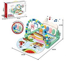 Килимок 1122-12 A брязкальця, дзеркальце, піаніно, в коробці