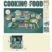 Посудка 328-4 пічка, звук, пар, кухонне приладдя, продукти, в коробці