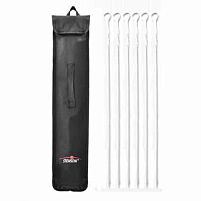 Шампури в чохлі 6шт/наб хром 60см Stenson MH-0020