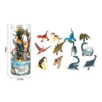 Набір тварин E 051-1 “Світ динозаврів”, 12 елементів, в тубі